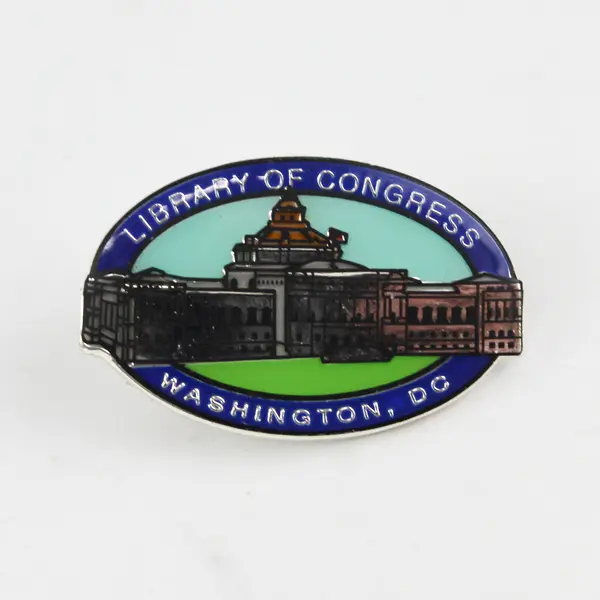 CPI Enamel Library Of Congress Washington D.C. Lapel or Hat Pin