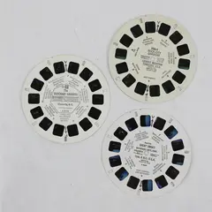 Lot of 3 View-Master Reels Rock City Gardens Great Smoky Mt Butchart Gardens