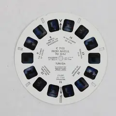 Vintage View-Master From Nabeul To Sfax Tunisia Reel C 7132