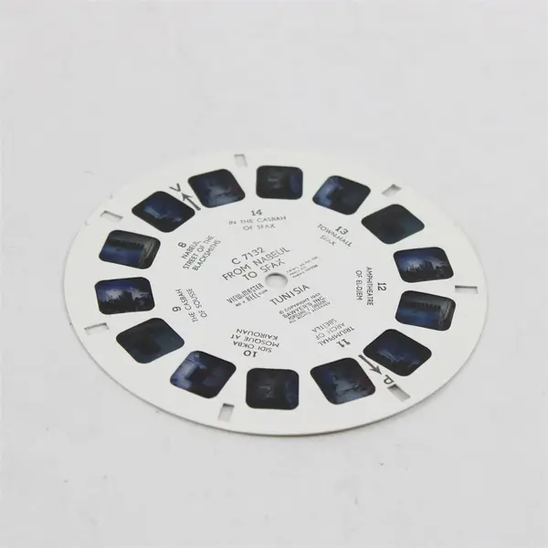 Vintage View-Master From Nabeul To Sfax Tunisia Reel C 7132