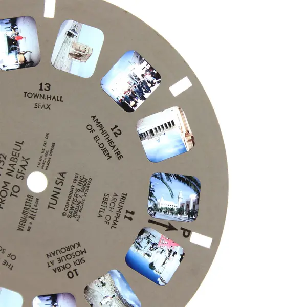 Vintage View-Master From Nabeul To Sfax Tunisia Reel C 7132