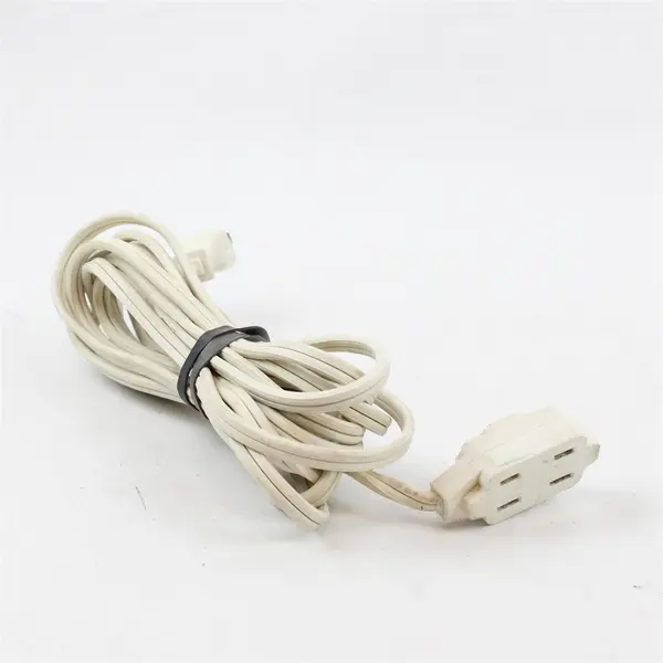 15ft White Extension Cord 2-Prong Tested Indoor/Outdoor