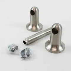 Wall Mount Toilet Paper Roll Holder Silver Tone Metal Commercial Used