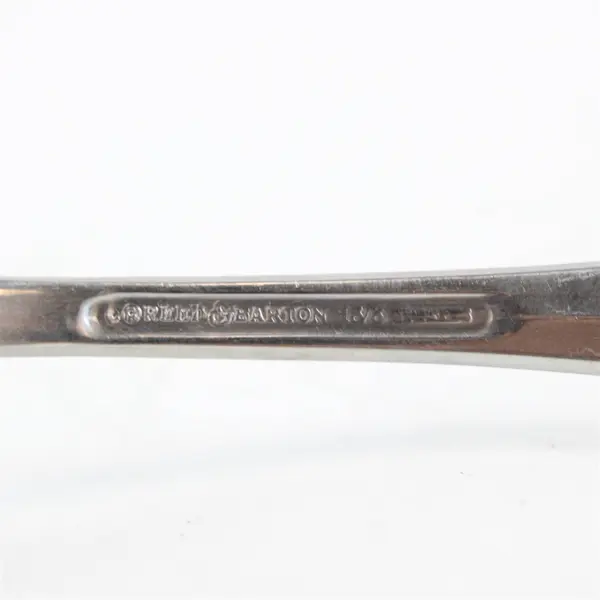 Lot of Two 18/8 Stainless Jamestown Serving forks by Reed and Barton