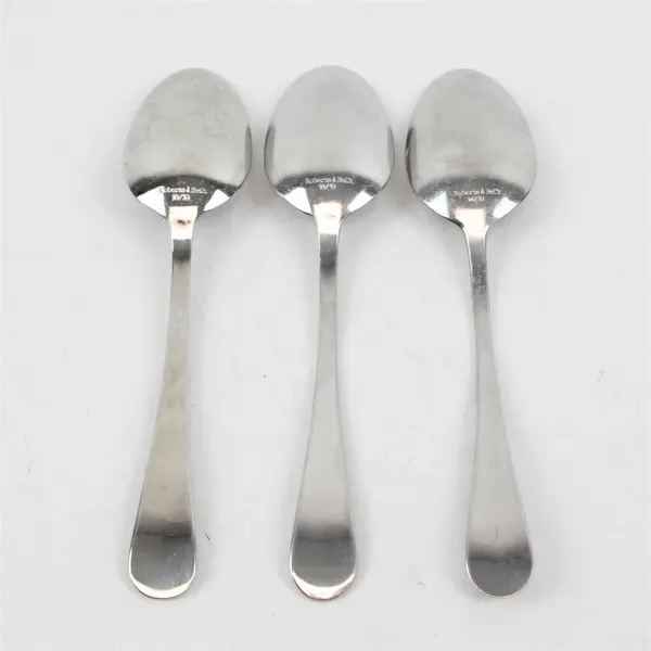 Lot of Three 18/10 (Stainless) Hartford Tablespoons by Roberts and Belk