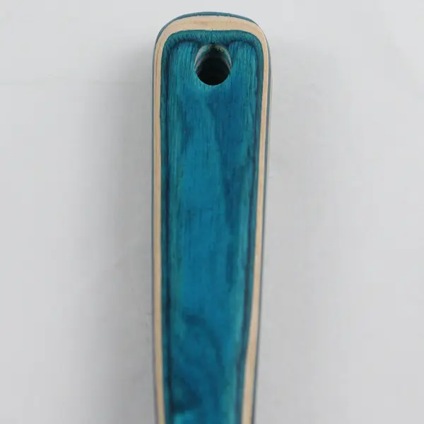 Lot Of 2 Baltique Mykonos Collection Blue Wooden Slotted Spoon/Spatula Utensils
