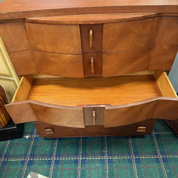 Mid Century Modern Wood 5 Drawer Dresser - Freight / Local Pickup