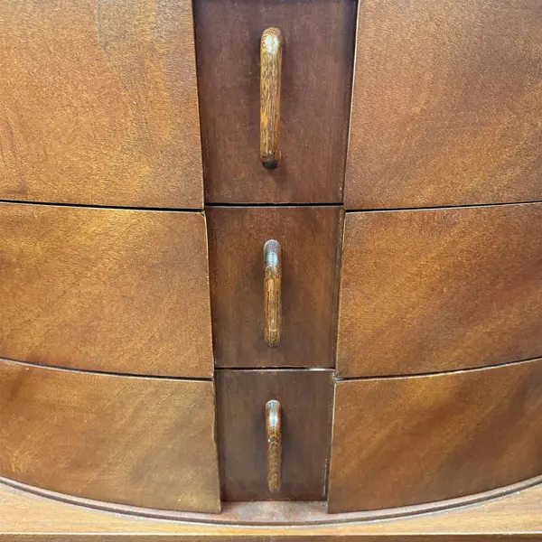 Mid Century Modern Wood 5 Drawer Dresser - Freight / Local Pickup