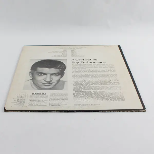 Sergio Franchi The Exciting Voice LP Vinyl Record RCA Victor LSP 2943