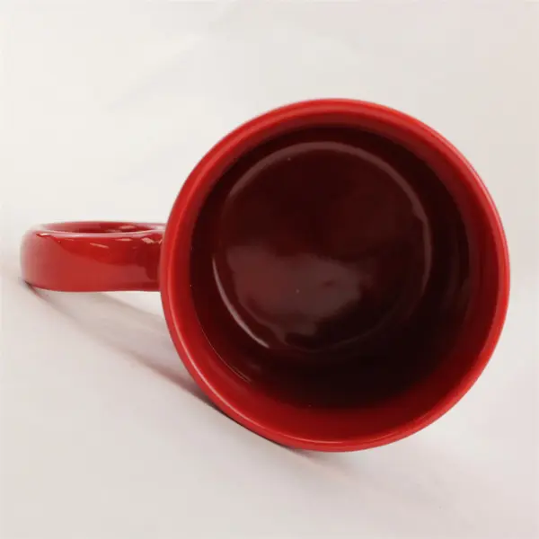 Star Wars Mandalorian Red/Green  Christmas "Merry Force Be W/ You" Ceramic Mug