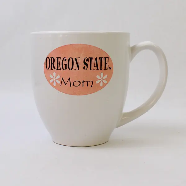 Oregon State Mom Coffee Mug White Ceramic OSU Fan Tea Cup Used