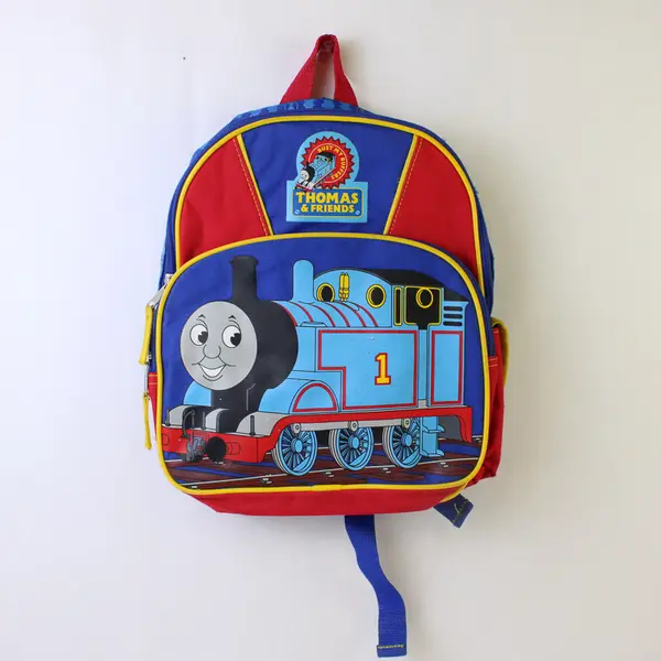 Thomas & Friends Small Kids Backpack Preschool Daycare Lightweight Red Blue