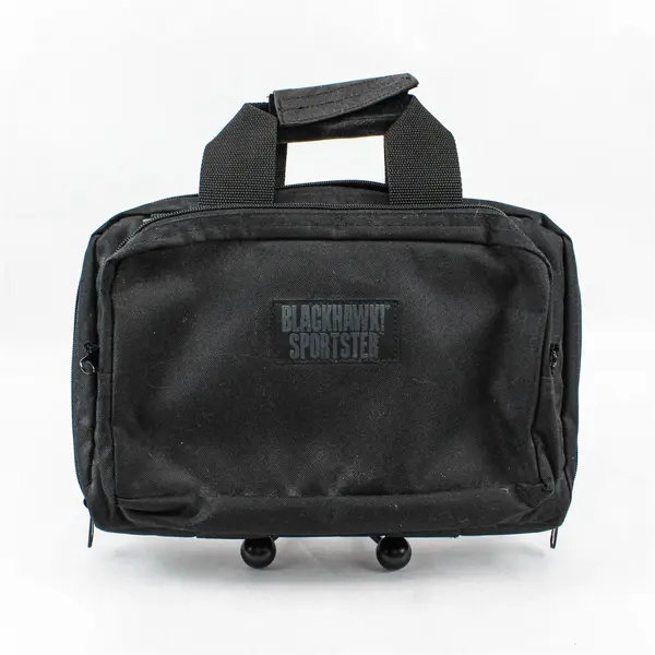 Blackhawk Sportster 12.5" X 9"  Black Shooters Bag Soft Case Multi-Pocketed