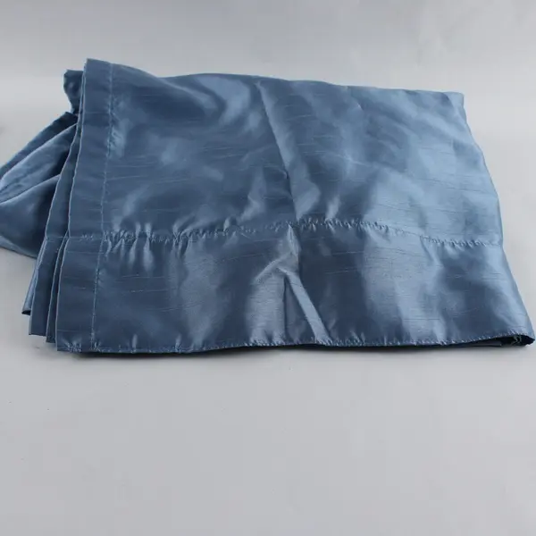 Lot Of 2 Canopy Periwinkle Blue Rod Pocket Curtains 100% Polyester 52" x 80"