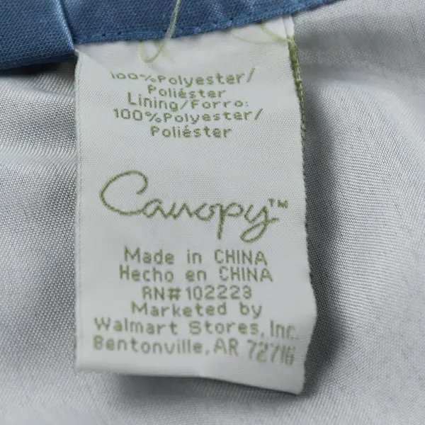 Lot Of 2 Canopy Periwinkle Blue Rod Pocket Curtains 100% Polyester 52" x 80"