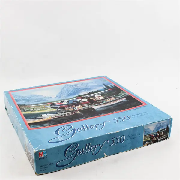 Vintage MB 550 Piece Jigsaw Puzzle "Last Chance" 1989 #4571-3