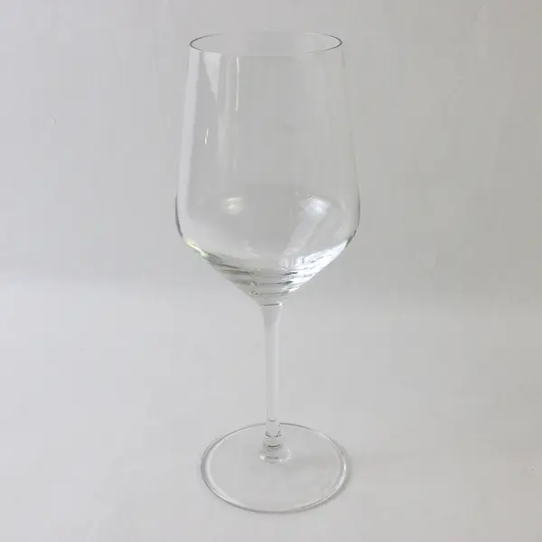 Lot Of 3 Unbranded/Unmarked Matching Clear Glass White Wine Glasses 9.5" Tall