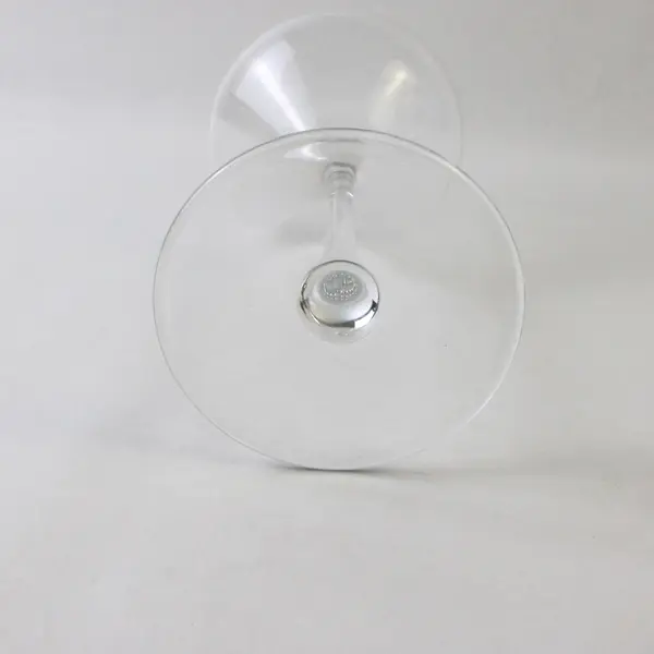 Lot Of 3 Unbranded/Unmarked Matching Clear Glass White Wine Glasses 9.5" Tall