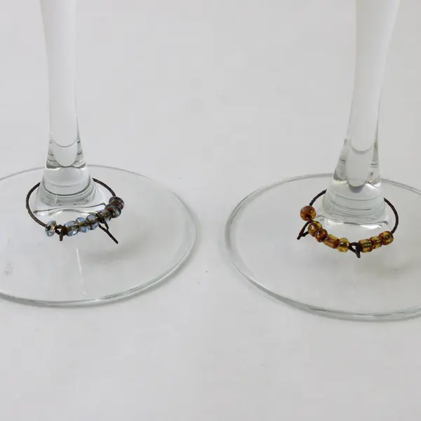 Lot of 2 Michelbook Country Club Clear Small Wine Glasses 7.25"