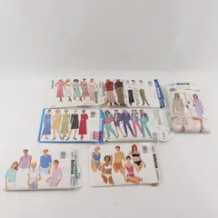 Lot of 7 Butterick Vintage 1990s Women's Cut Sewing Pattern
