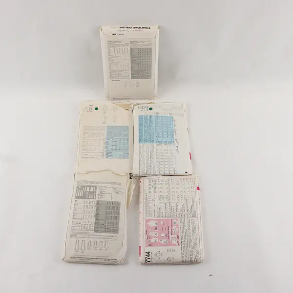 Vintage Lot of 5 Cut Men's & Women's Sewing Patterns Mixed Brands
