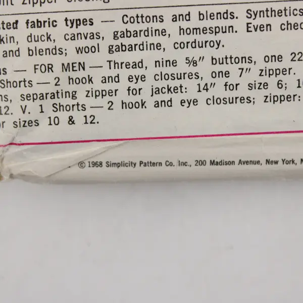Vintage Lot of 5 Cut Men's & Women's Sewing Patterns Mixed Brands