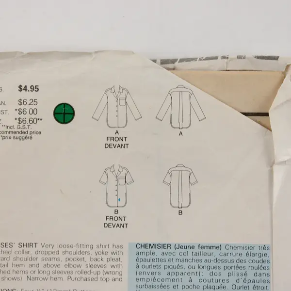Vintage Lot of 5 Cut Men's & Women's Sewing Patterns Mixed Brands