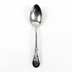 Reed & Barton French Floral Stainless Oval Place Soup Spoon 7.25"