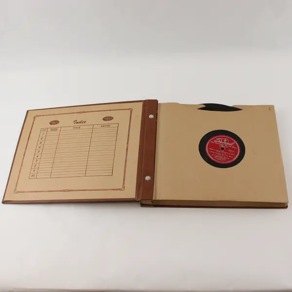 Lot of 8 Religious 10" Shellac Records in an Album Old Fashioned Revival Hour
