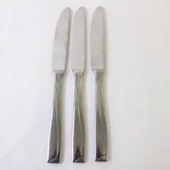 Three Stainless Pfaltzgraff Dinner Knives in the Pattern Portrait