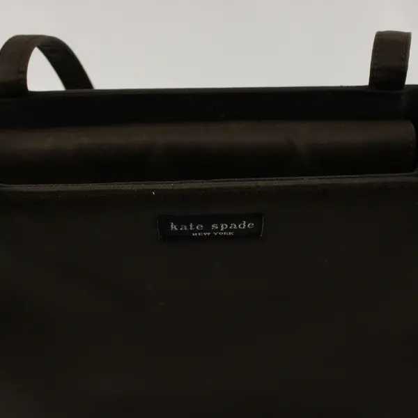 Vintage 1990's Kate Spade New York "Sam" Brown Nylon Shoulder Tote Bag 