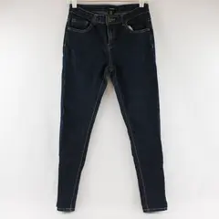 Forever 21 Women's 27 Dark Wash Low Rise Skinny Stretch Denim Jeans 