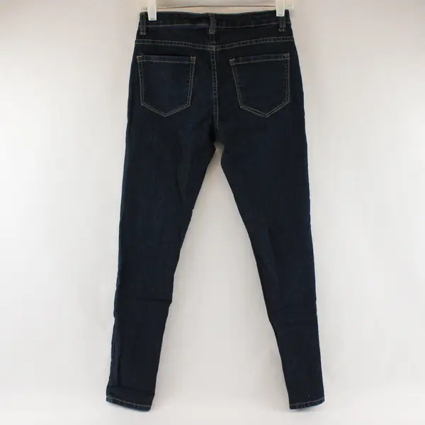 Forever 21 Women's 27 Dark Wash Low Rise Skinny Stretch Denim Jeans 
