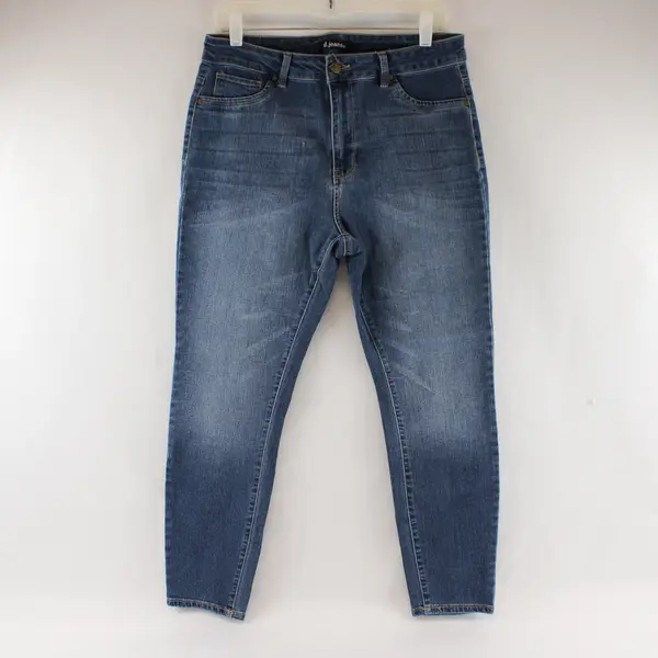 D.Jeans Women's 12 Medium Wash High Rise Skinny Stretch Denim Jeans 