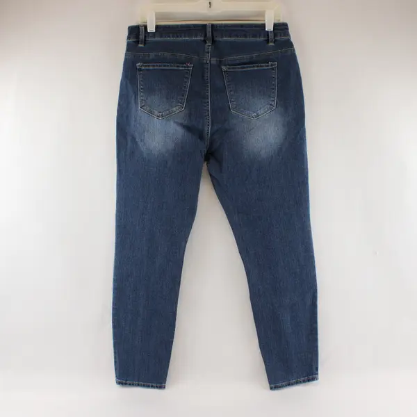 D.Jeans Women's 12 Medium Wash High Rise Skinny Stretch Denim Jeans 