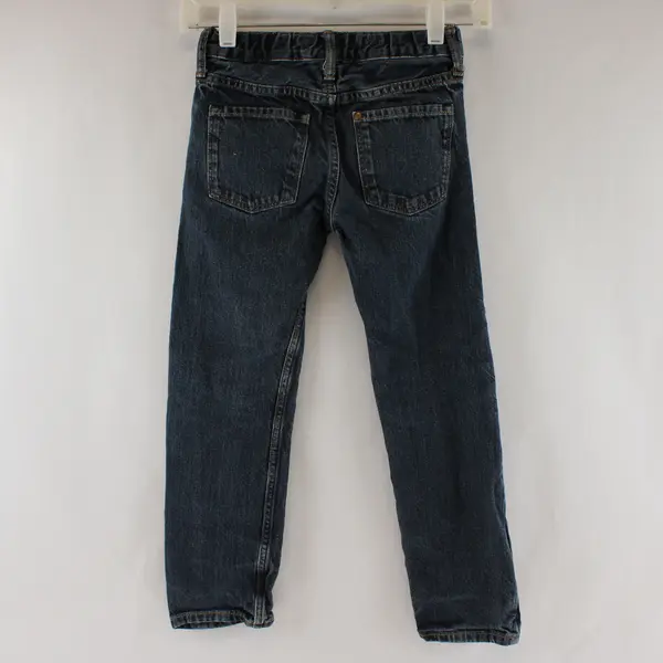 H&M Boys 7-8Y Slim Dark Wash Adjustable Waist Denim Jeans
