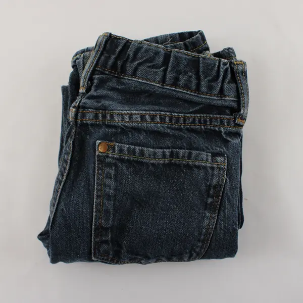 H&M Boys 7-8Y Slim Dark Wash Adjustable Waist Denim Jeans