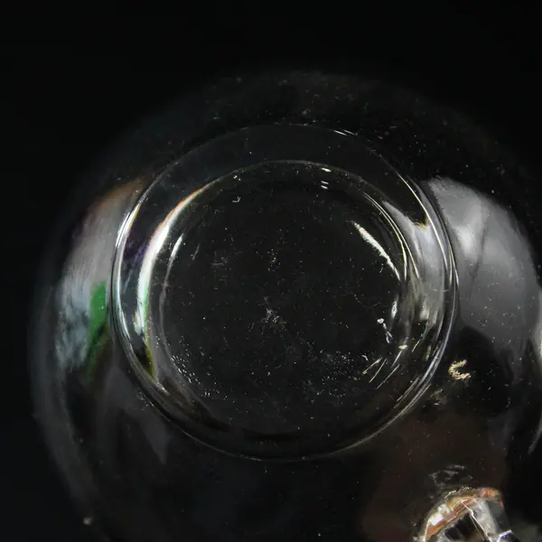 Set Of 8 Vintage Homestead by Federal Glass Beaded Handle Punch Cups 