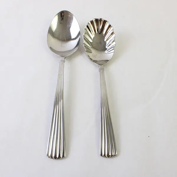 Reed & Barton 18/10 Stainless Tablespoon and Sugar Spoon in Trinity Hall Pattern