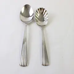 Reed & Barton 18/10 Stainless Tablespoon and Sugar Spoon in Trinity Hall Pattern