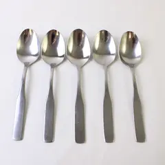 Five Fiddler II Teaspoons by Reed & Barton and Heritage Mint LTD