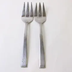 Two Stainless Meridian Meat Forks by Dansk 