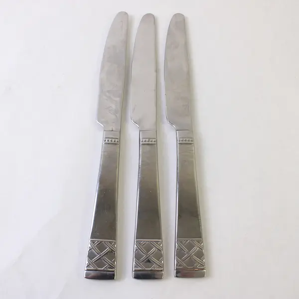 Three Avalene Dinner Knives by Mikasa
