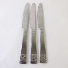 Three Avalene Dinner Knives by Mikasa