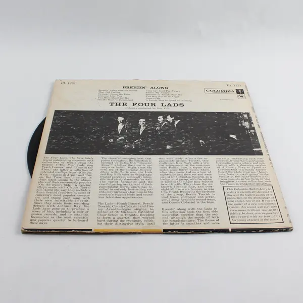 The Four Lads Breezin' Along 12" Vinyl Record