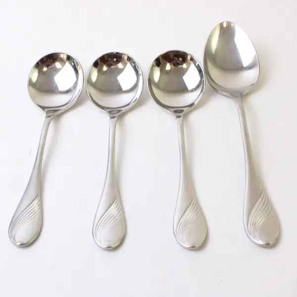 WMF Charm 4-Piece Flatware Spoon Lot 1 Tbsp 3 Soup Spoons