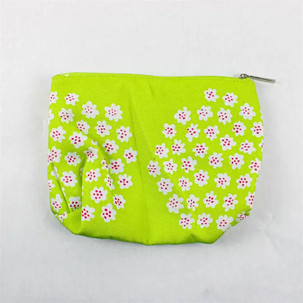 Marimekko for Clinique Flower Print Bright Green Cosmetic Pouch