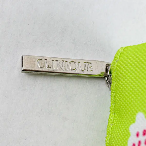 Marimekko for Clinique Flower Print Bright Green Cosmetic Pouch