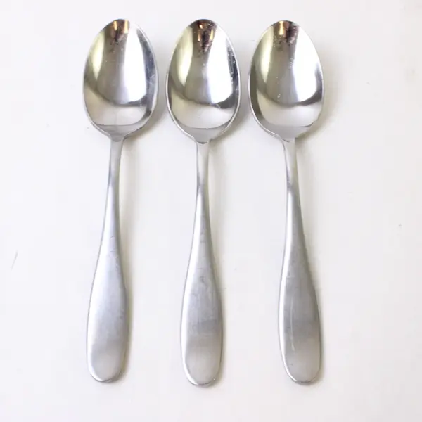 Lot of Three Teaspoons by Towle Living Collection Pattern Unknown