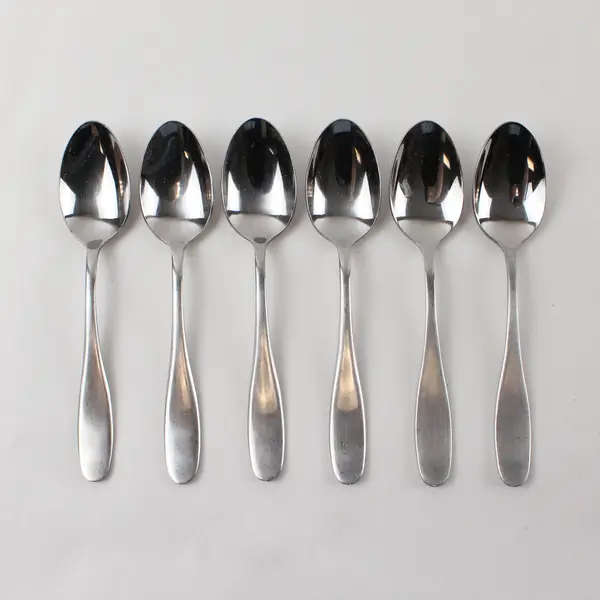 Lot of Six Teaspoons by Towle Living Collection Pattern Unknown